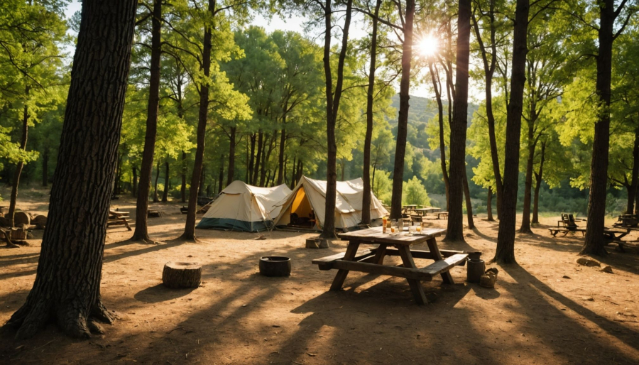 Ontdek de schoonheid van een natuurcamping in chassiers